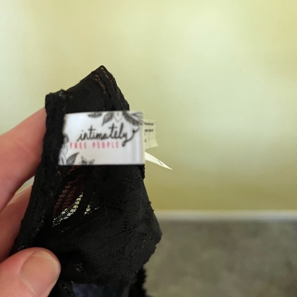 Intimately Free People Elegant Black Lace Bralette Size XS - Picture 6 of 6